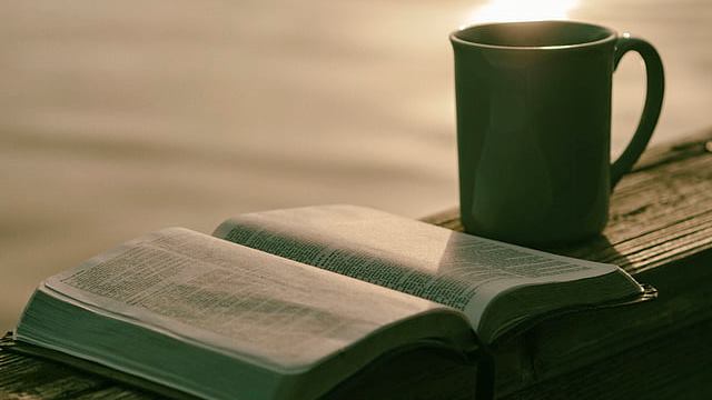 Bible and Coffee Cup
